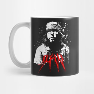 David Foster Wallace Metal Silkscreen Mug